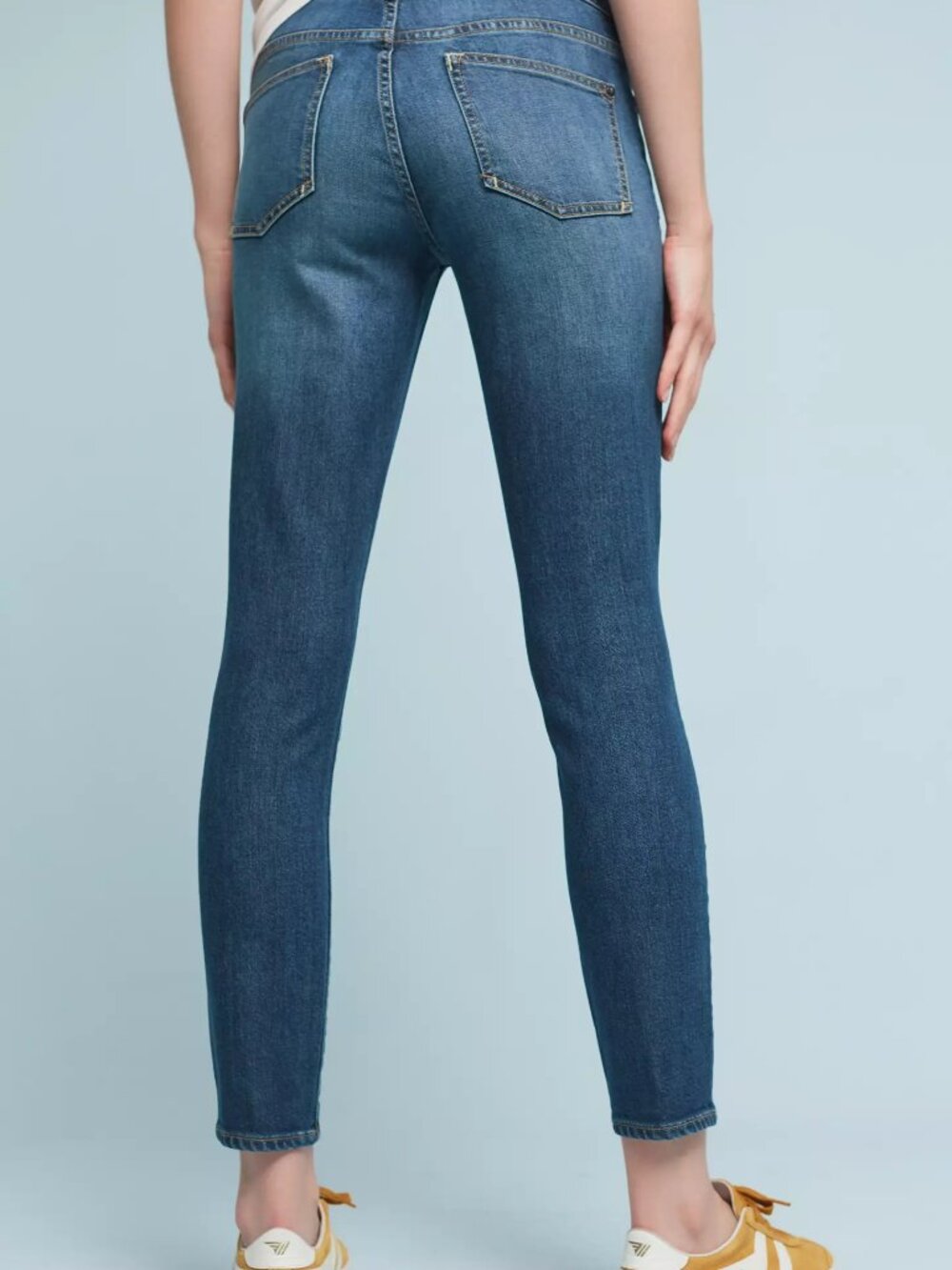 Anthropologie Pilcro Women's Script High-Rise Skinny Jean Cotton Blue Size 28 - Picture 3 of 8